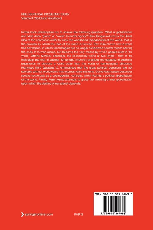 Produktbild: World and Worldhood / Monde et Mondan&eacute;it&eacute;