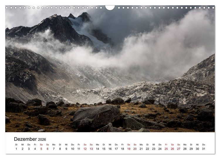 Produktbild: Bolivien - Einzigartige Landschaft (Wandkalender 2026 DIN A3 quer), CALVENDO Monatskalender
