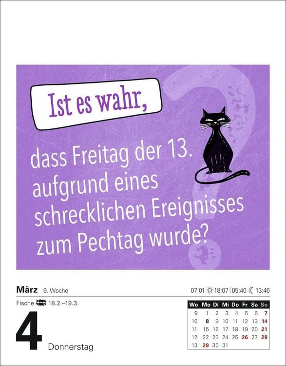 Produktbild: Ist es wahr, dass ...? Tagesabrei&szlig;kalender 2027 - Alltagswissen auf dem Pr&uuml;fstand