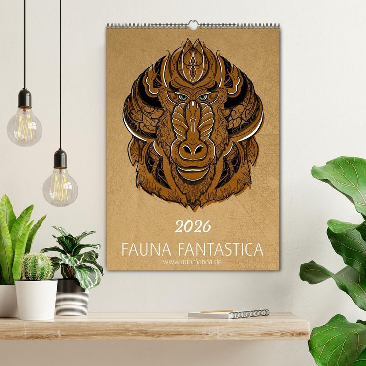 Produktbild: Fauna Fantastica (Wandkalender 2026 DIN A2 hoch), CALVENDO Monatskalender