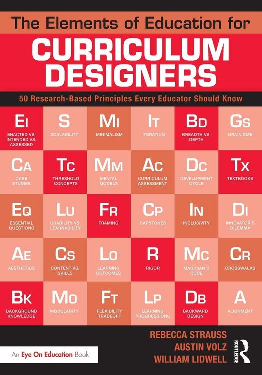 Produktbild: The Elements of Education for Curriculum Designers
