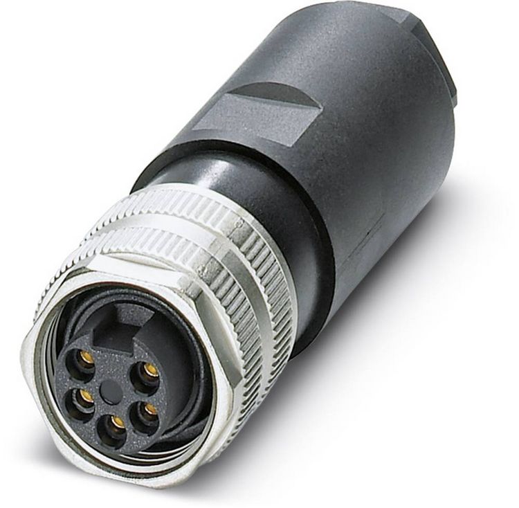 Produktbild: Phoenix Contact 1456271 Sensor-/Aktor-Steckverbinder, unkonfektioniert 7/8" Buchse, gerade Polzahl Sensoren: 5 1 St.