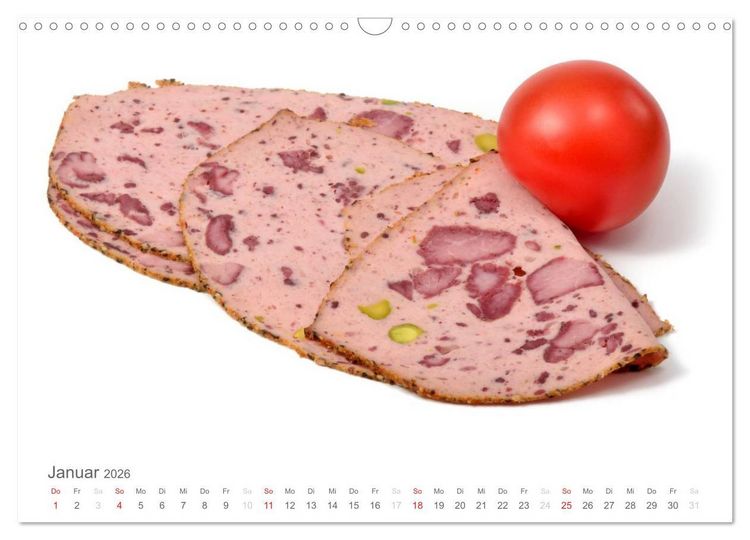 Produktbild: Alles Wurst (Wandkalender 2026 DIN A3 quer), CALVENDO Monatskalender