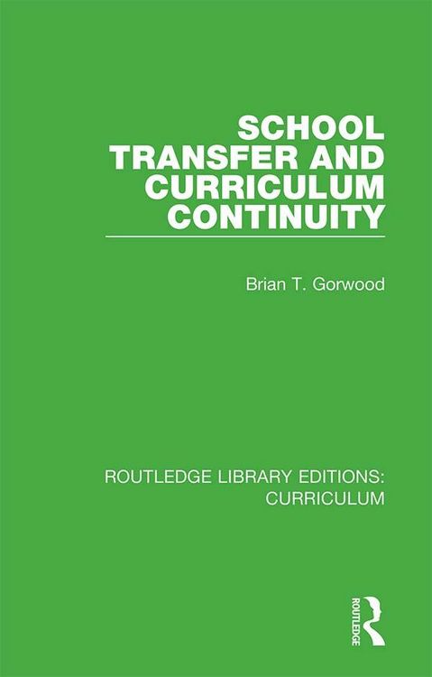 Produktbild: School Transfer and Curriculum Continuity