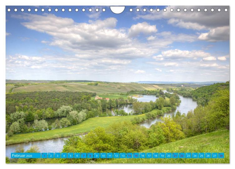 Produktbild: Natur pur - Volkach am Main (Wandkalender 2026 DIN A4 quer), CALVENDO Monatskalender