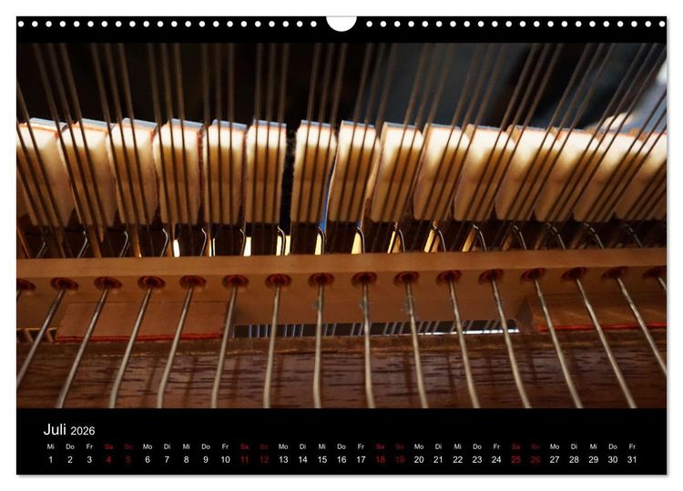 Produktbild: Klavier Momente (Wandkalender 2026 DIN A3 quer), CALVENDO Monatskalender