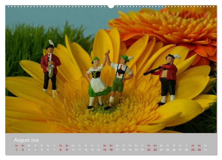 Produktbild: Das zweite Leben von Miniatur-Figuren (Wandkalender 2026 DIN A2 quer), CALVENDO Monatskalender