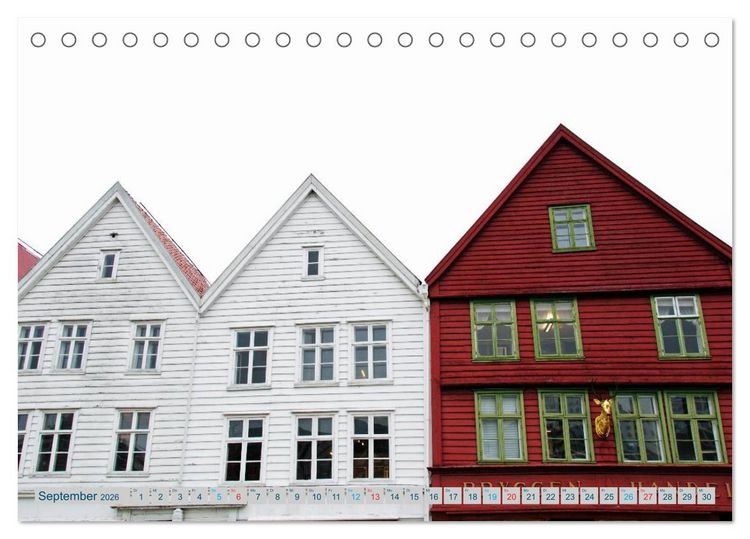 Produktbild: Norwegen - Hurtigruten (Tischkalender 2026 DIN A5 quer), CALVENDO Monatskalender