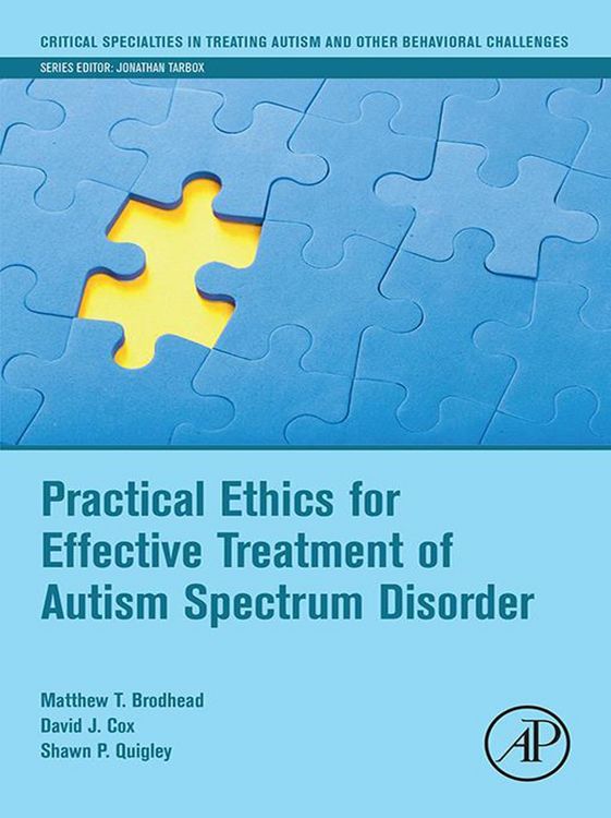 Produktbild: Practical Ethics for Effective Treatment of Autism Spectrum Disorder
