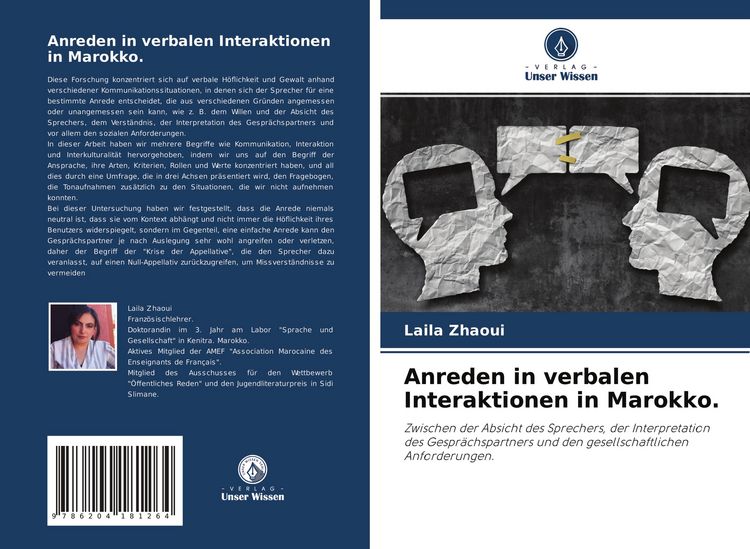 Produktbild: Anreden in verbalen Interaktionen in Marokko.