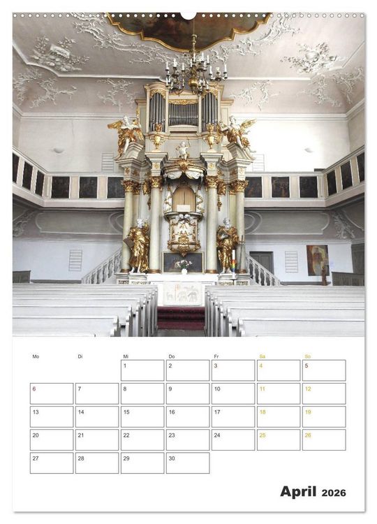 Produktbild: Orgeln zum Verlieben! (Wandkalender 2026 DIN A2 hoch), CALVENDO Monatskalender