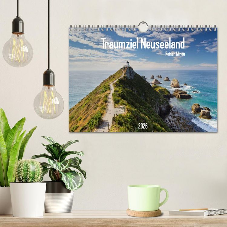 Produktbild: Traumziel Neuseeland 2026 (Wandkalender 2026 DIN A4 quer), CALVENDO Monatskalender