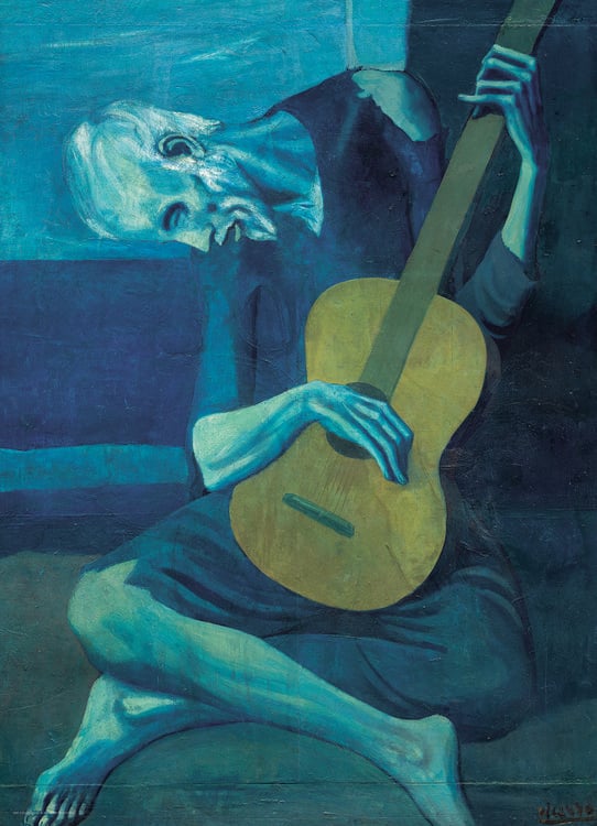 Produktbild: Puzzle 1000 Teile - Picasso P: Picasso - The Old Guitar Player