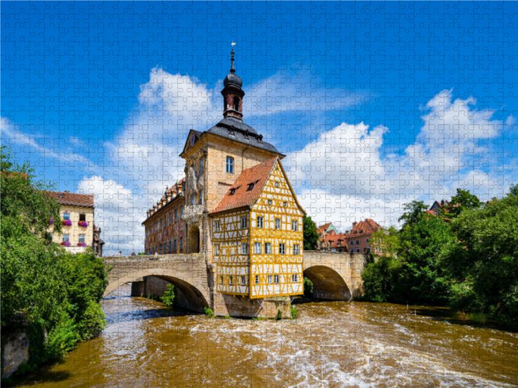 Produktbild: CALVENDO Puzzle Ein Motiv aus dem Kalender Bamberg Impressionen | 1000 Teile Lege-Gr&ouml;&szlig;e 64x48cm Foto-Puzzle f&uuml;r gl&uuml;ckliche Stunden