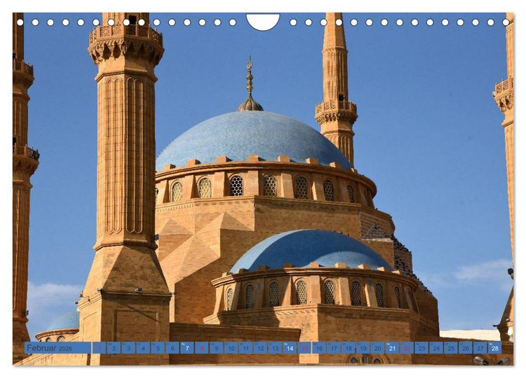 Produktbild: Beirut - auferstanden aus Ruinen (Wandkalender 2026 DIN A4 quer), CALVENDO Monatskalender