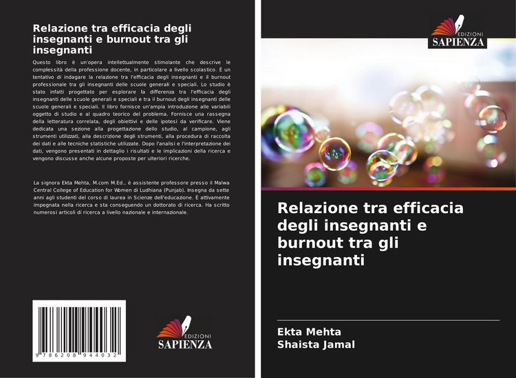 Produktbild: Relazione tra efficacia degli insegnanti e burnout tra gli insegnanti