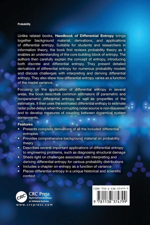 Produktbild: Handbook of Differential Entropy