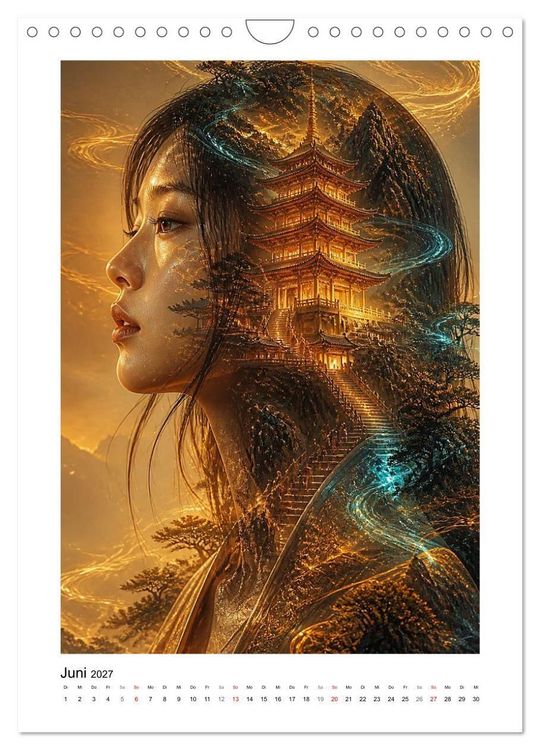 Produktbild: Die Porzellan-G&ouml;ttin (Wandkalender 2027 DIN A4 hoch), CALVENDO Monatskalender