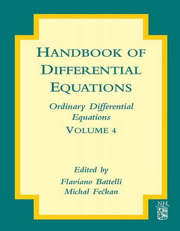 Produktbild: Handbook of Differential Equations: Ordinary Differential Equations