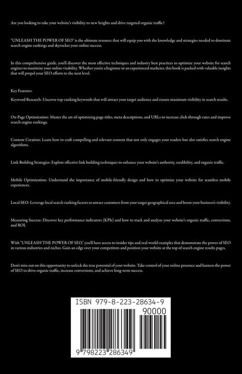 Produktbild: Unleash The Power of SEO