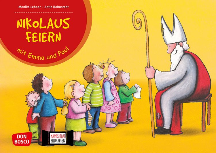 Produktbild: Nikolaus feiern mit Emma und Paul. Kamishibai Bildkartenset.