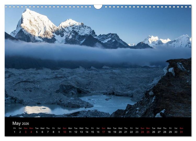 Produktbild: Mount Everest Trek (Wall Calendar 2026 DIN A3 landscape), CALVENDO 12 Month Wall Calendar