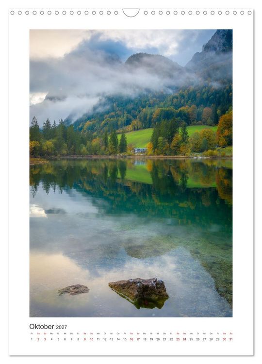Produktbild: Ein Jahr am Hintersee (Wandkalender 2027 DIN A3 hoch), CALVENDO Monatskalender