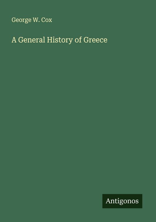 Produktbild: A General History of Greece