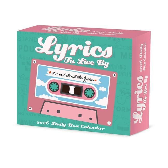 Produktbild: Lyrics to Live by 2026 Box Calendar