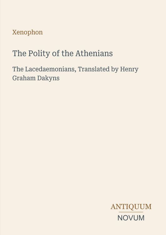 Produktbild: The Polity of the Athenians