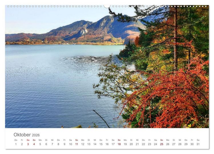 Produktbild: Kochelsee Impressionen - Ein Jahr in Bildern am Ufer der Stille (Wandkalender 2026 DIN A2 quer), CALVENDO Monatskalender