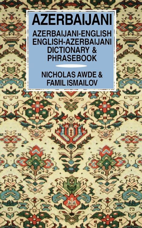 Produktbild: Azerbaijani-English/English-Azerbaijani Dictionary & Phrasebook