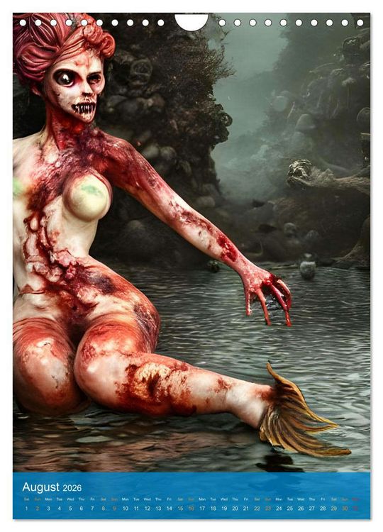 Produktbild: Sirens of the Undead Seas (Wall Calendar 2026 DIN A4 portrait), CALVENDO 12 Month Wall Calendar