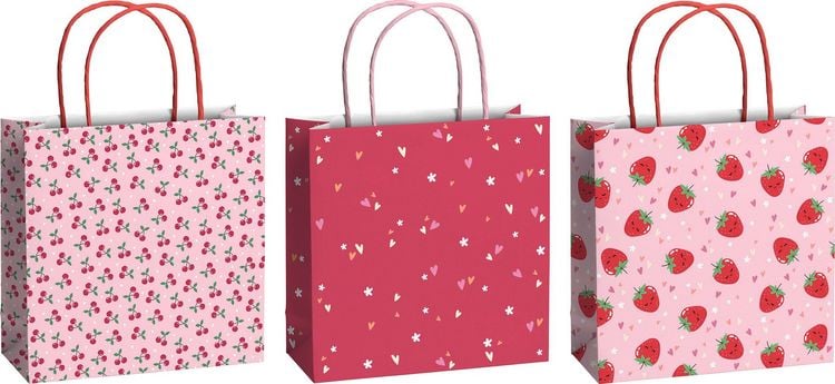 Produktbild: Geschenktaschen 20x8cm Yumi rosa