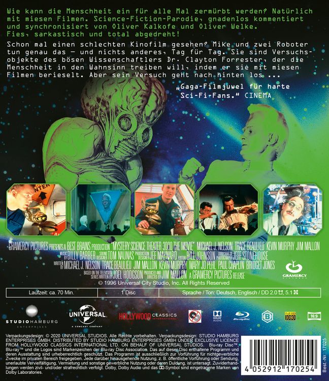 Produktbild: Mystery Science Theater 3000: The Movie