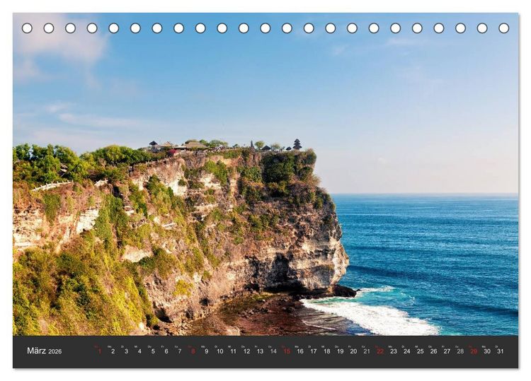Produktbild: Bali - Insel der G&ouml;tter (Tischkalender 2026 DIN A5 quer), CALVENDO Monatskalender