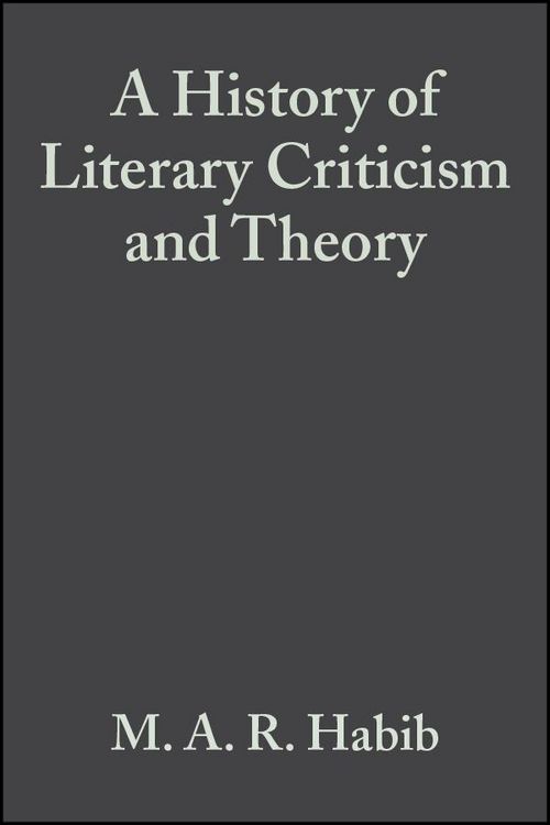 Produktbild: A History of Literary Criticism