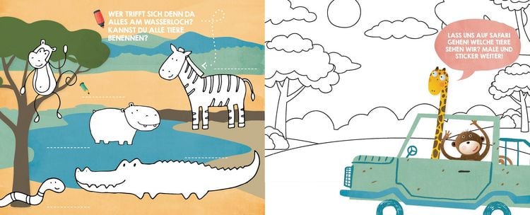 Produktbild: Mein Freundebuch &ndash; Mit &uuml;ber 100 Stickern f&uuml;r kleine Weltentdecker
