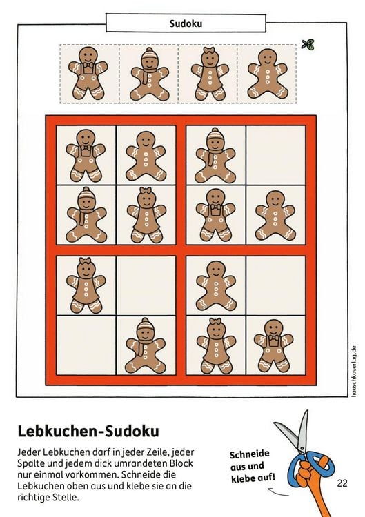 Produktbild: Weihnachtsr&auml;tsel &ndash; Kunterbunter Kindergartenblock ab 4 Jahre