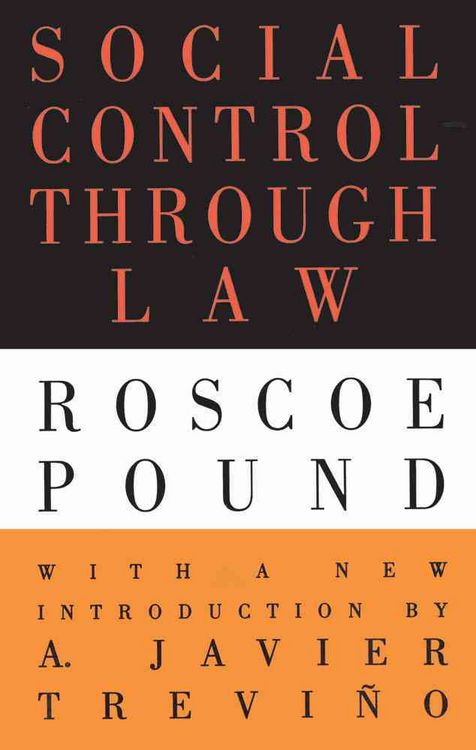 Produktbild: Pound, R: Social Control Through Law
