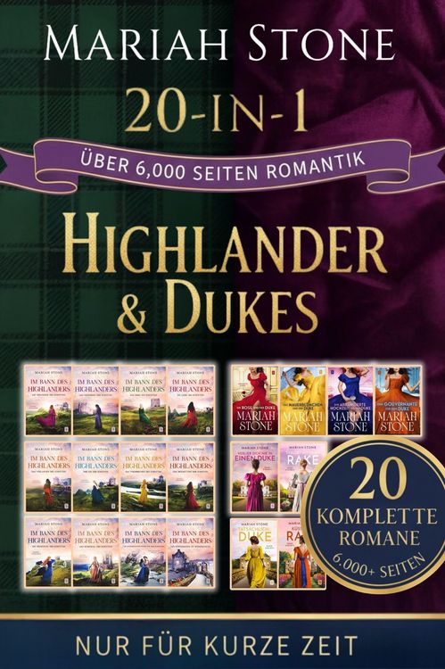 Produktbild: Highlander & Dukes - Das gro&szlig;e 20-in-1 Romance-Mega-Bundle