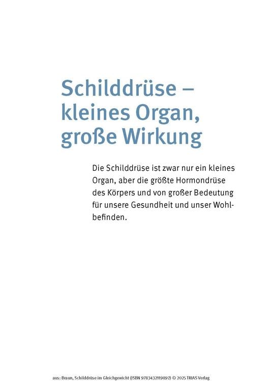 Produktbild: Schilddr&uuml;se im Gleichgewicht