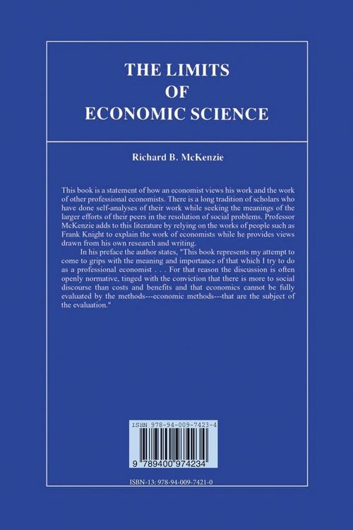 Produktbild: The Limits of Economic Science