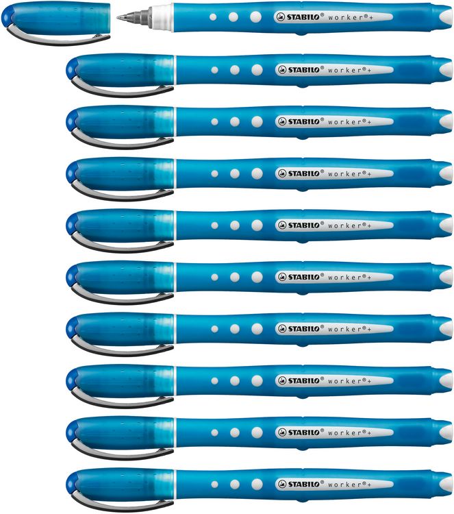 Produktbild: STABILO Rollerb.worker colorful+ blau
