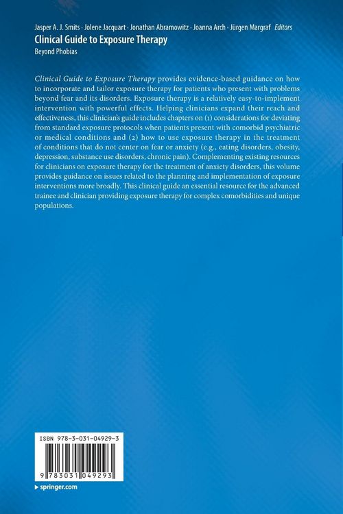 Produktbild: Clinical Guide to Exposure Therapy