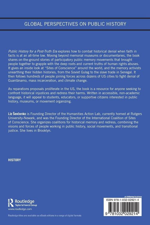Produktbild: Public History for a Post-Truth Era