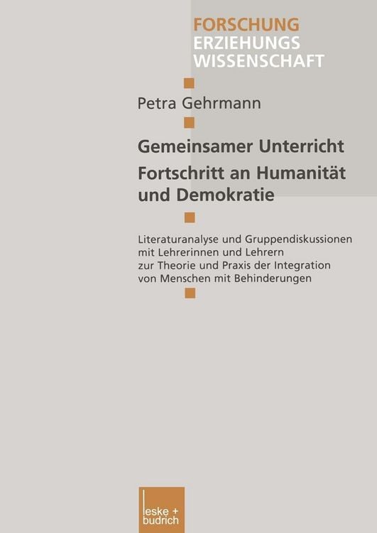 Produktbild: Gemeinsamer Unterricht - Fortschritt an Humanit&auml;t und Demokratie