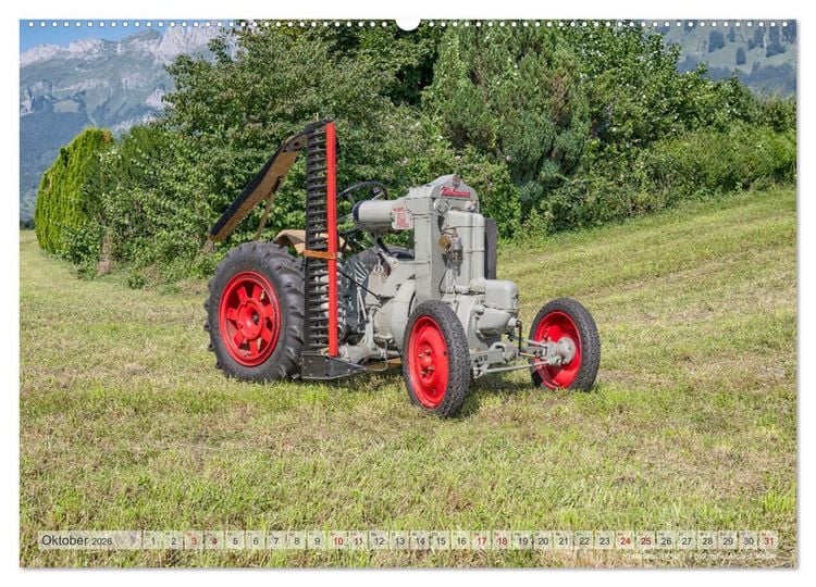 Produktbild: Traktoren &ndash; Nostalgie auf dem Bauernhof (hochwertiger Premium Wandkalender 2026 DIN A2 quer), Kunstdruck in Hochglanz