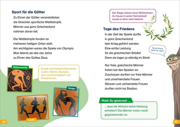 Produktbild: WAS IST WAS Erstes Lesen Band 25. Die alten Griechen