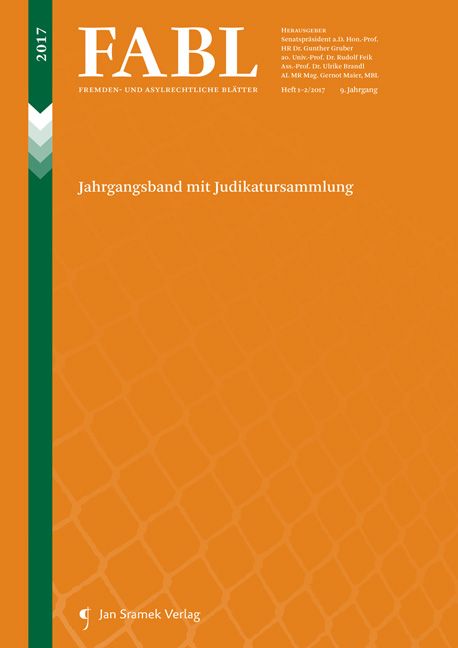 Produktbild: Fremden- und Asylrechtliche Bl&auml;tter (FABL)